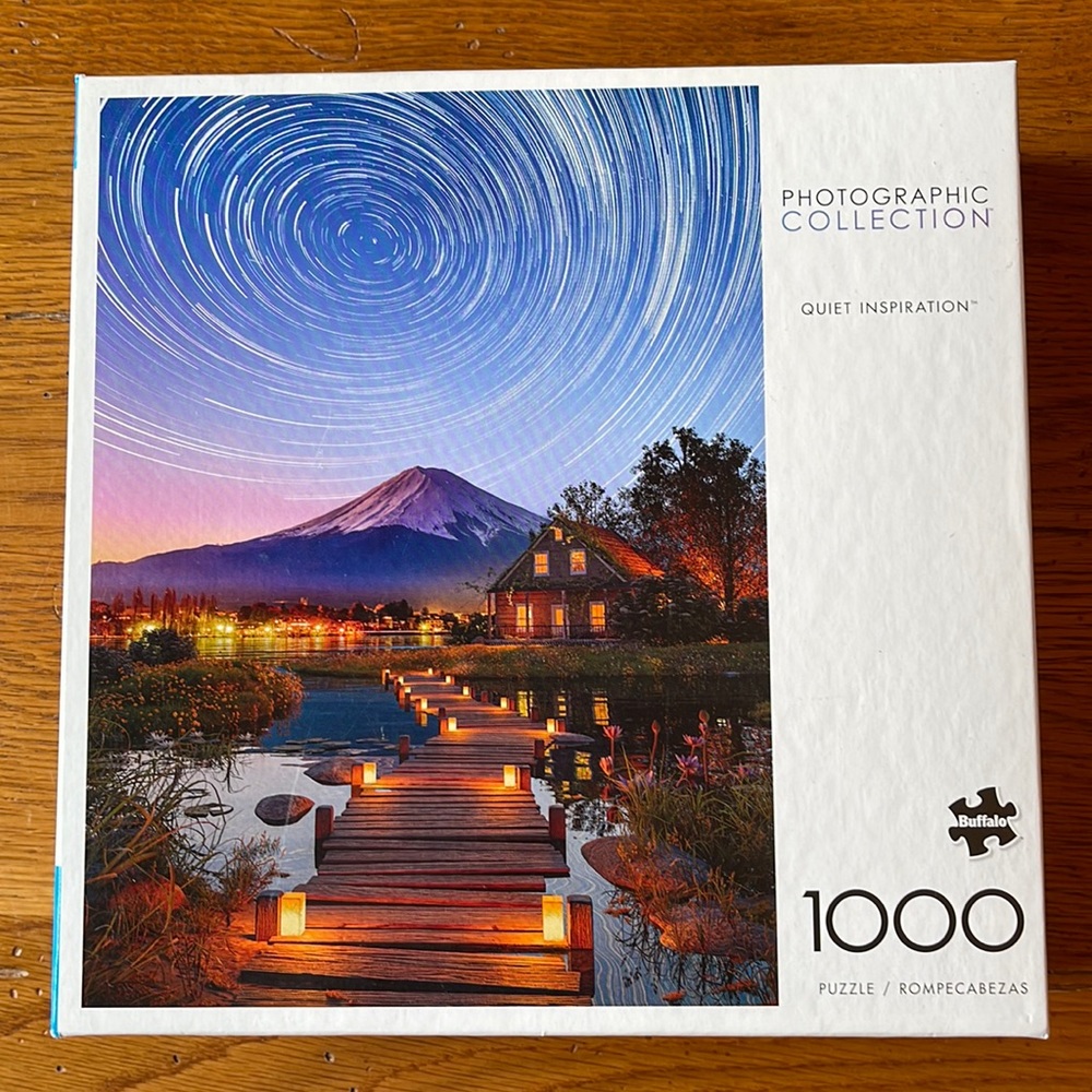Buffalo Games 1,000 piece puzzle Photographic Collection Quiet Inspiration